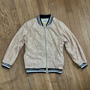 Sequin Bomber Jacket for Kids